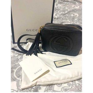 AUTHENTIC Gucci Soho Small Leather Disco Bag